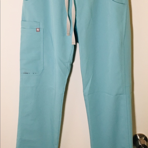 FIGS Sea Glass Kade Scrubs Pants XS/P Ink Stain - Picture 3 of 16